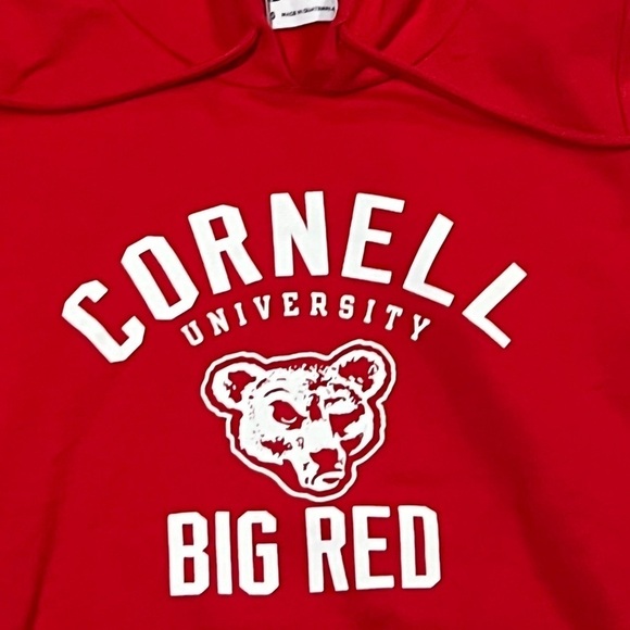 Women's Cornell University Big Red Ivy League Champion Hoodie Sweatshirt - Picture 2 of 4